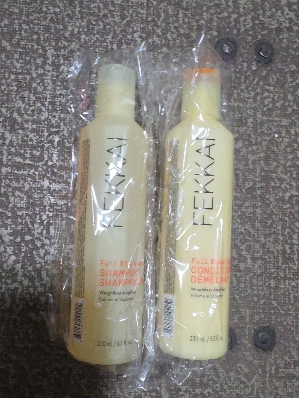 Fekkai Full Blown Volume Shampoo and Conditioner— Yellow